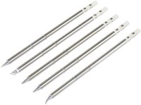 TOOLCRAFT L&ouml;tfitting TOOLCRAFT TO-N12H Ersatzspitze 5teilig (x L) 5.5 mm x 150...