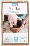 Glorex Bastelnaturmaterial Glorex Soft-Ton terracotta, 1000 g