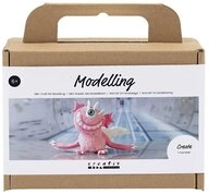 creativ company Kreativset Mini Set Monster Kneten und Modellieren