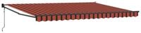 vidaXL Markise Markise Orange und Braun 450 x 300 x 165 cm (1-St)