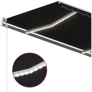 vidaXL Markise 400 x 350 cm Automatische Markise mit LED Windsensor 400x350 cm...