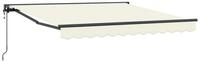 vidaXL Markise Markisenrahmen Creme 300 x 250 cm Polyester mit PU-Beschichtung...