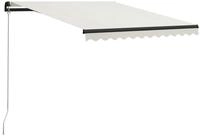 vidaXL Markise 300 x 250 cm Einziehbare Markise Handbetrieben 300x250 cm Creme...