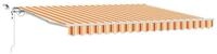 vidaXL Markise Markisenstoff Gelb und Orange 400 x 350 cm Polyester (1-St)
