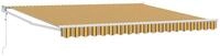 vidaXL Markise Markise Mehrfarbig 400 x 300 cm Polyester und Metall (1-St)