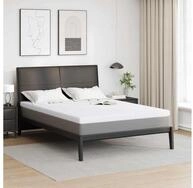 Matratzenauflage vidaXL, Matratzenauflage Wei&szlig; 140 x 200 cm Jacquard Stoff