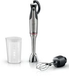 BOSCH Stabmixer ErgoMaster Serie 8, MSM8M914, Doppelschneebesen, Spiralkabel,...