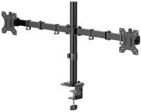 Hama Monitor-Halterung Doppelmonitorhalterung h&ouml;henverstellbar f&uuml;r 13-35...