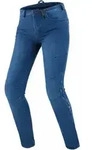 SHIMA Motorradhose Metro Damen Motorrad Jeans Knieprotektoren enthalten blau 30 