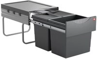 Hailo Einbaum&uuml;lleimer Hailo Abfallsammler 3641522 Raumspar-Tandem 2x 18 Liter