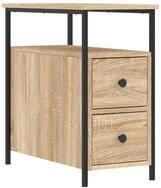 vidaXL Nachttisch Nachttisch Sonoma-Eiche 30x60x60 cm Holzwerkstoff (1-St)