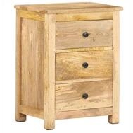 vidaXL Nachttisch Nachttisch 45x35x60 cm Massivholz