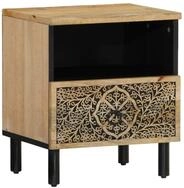 vidaXL Nachttisch Nachttisch 40x33x46 cm Massivholz (1-St)