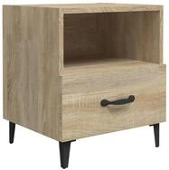 vidaXL Nachttisch NA Nachttisch Sonoma Eiche Holz Nachtschrank Nachtkonsole