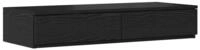 vidaXL Bett Bettschubladen Schwarz Eichen-Optik 100 x 36,5 x 16,5 cm (1-tlg)