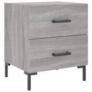 vidaXL Nachttisch NA Nachttisch Grau Sonoma 40x35x47,5 cm Holz Nachtkonsole