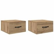 vidaXL Nachttisch Nachttisch 2 pcs Artisan-Eiche 35 x 35 x 20 cm Holzwerkstoff...