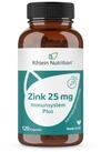 R(h)ein Nutrition Zink 25 mg Immunsystem Plus hochdosiert + vegan Kapseln, 120...