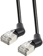 Maxtrack Maxtrack TI53-1,5L RJ45 Patchkabel 10 Gbit/s, CAT 6a U/FTP 1.5 m Schwa