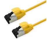ROLINE S/FTP-(PiMF) Patchkabel Cat.8 (Class I) LAN-Kabel, RJ-45 M&auml;nnlich (Stecker),