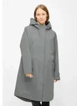 Derbe Regenmantel Deutby Parka, wasserdicht, mit Kapuze, funktional grau XXXL (46)