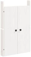 vidaXL Schrankt&uuml;r, T&uuml;ren f&uuml;r Outdoor-K&uuml;che Wei&szlig; 50x9x82 cm Massivholz...