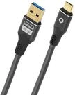 OEHLBACH Pulse AC USB-Kabel, USB 3.2 Gen 1 Typ-A, USB Typ-C (50 cm), Anschlusssockel,