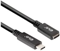 CLUB3D USB Gen1 Type-C Extension Cable 5Gbps 60W(20V/3A) 4K60Hz M/F CAC-1529