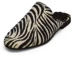 Marc O'Polo in Zebrafell-Optik Sabot schwarz 36 EU