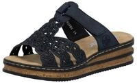 Rieker Pantolette Sommerschuh, Keilpantolette, mit Klettverschluss