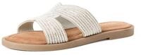 Tamaris Pantolette Sommerschuh, Schlupfschuh, Flats mit Schmucksteine