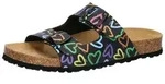 Lico Pantolette Bioline Heart Pantoffel schwarz 37 EU
