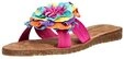 Lazamani Lazamani Pantoletten Leder/Textil Pantolette