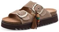 Tamaris Pantolette Sommerschuh, Schlupfschuh mit Anh&auml;nger und Zierperlen