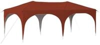 vidaXL Partyzelt Pop-up Partyzelt 575 x 288 x 245 cm Terrakotta Oxford-Stoff