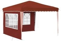 vidaXL Partyzelt Pop-up Partyzelt 288 x 288 x 245 cm Terrakotta Oxford-Stoff