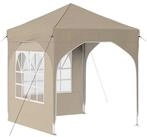vidaXL Partyzelt Pop-up Partyzelt 192 x 192 x 245 cm Creme