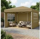 SONGMICS Pavillon 3m/6m x 3m Pavillon mit 4 Seitenteilen,f&uuml;r Garten, mit 4