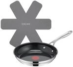Tefal Bratpfanne Jamie Oliver Smart Cook, Edelstahl (Set, 2-tlg),