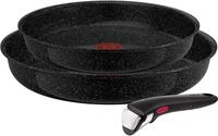 Tefal Pfannen-Set Ingenio Intens' Ceram, Aluminium (Set, 3-tlg), abnehmbarer...