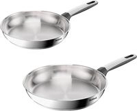Tefal Pfannen-Set Emotion+, Edelstahl (Set, 2-tlg., je 1 Pfanne 24/28 cm), Premium