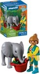 Playmobil&reg; Zoo: Elefantenbaby und Pflegerin (72092), Animals & Friends