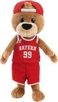 Nici Kuscheltier FC BAYERN M&Uuml;NCHEN, B&auml;r Ben, 35cm schlenkernd, mit Trikot