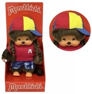 Monchhichi Pl&uuml;schfigur M&auml;dchen im City Girl Outfit 20 cm Monchhichi Puppe Fashion