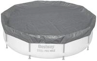 BESTWAY Pool-Reinigungsset Bestway Winterfeste Premium-Abdeckplane &Oslash; 305 cm Grau