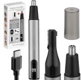 ProfiCare Nasenhaartrimmer PC-NE 3144, Nasenhaartrimmer, Nase Ohren Konturen, USB-C