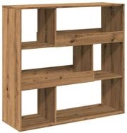 vidaXL B&uuml;cherregal Raumteiler Artisan-Eiche 100x33x94,5 cm Holzwerkstoff, 1-tlg.