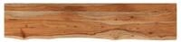 vidaXL Tischplatte Wandregal 100x20x3,8 cm Rechteckig Massivholz Baumkante (1...
