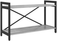 vidaXL B&uuml;cherregal B&uuml;cherregal Grau Sonoma 80 x 30 x 50 cm Holzwerkstoff, 1-tlg.