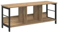 vidaXL B&uuml;cherregal B&uuml;cherregal Artisan-Eiche 102 x 32 x 40,5 cm Holzwerkstoff,